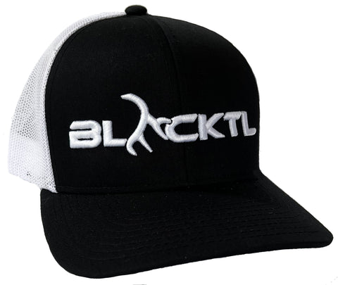 BLACKTL Hat 3D Stitch Black / White