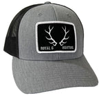 Royal Six Antler Woven Patch Heather / Black