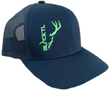 BlackTL Deadhead Hat Green on Black / Black